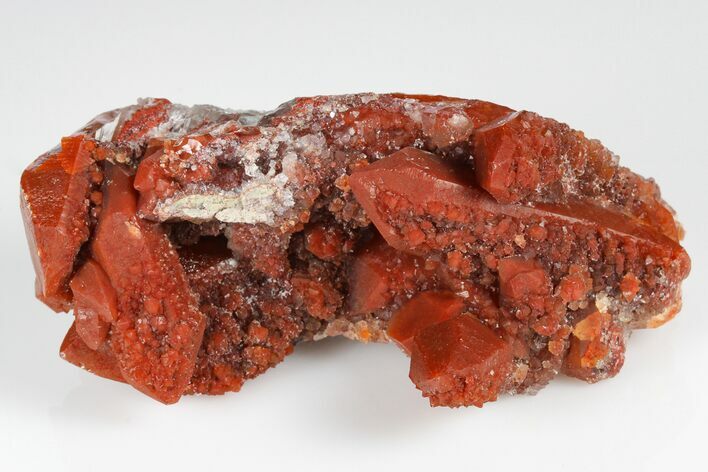 Natural, Red Quartz Crystal Cluster - Morocco #181569